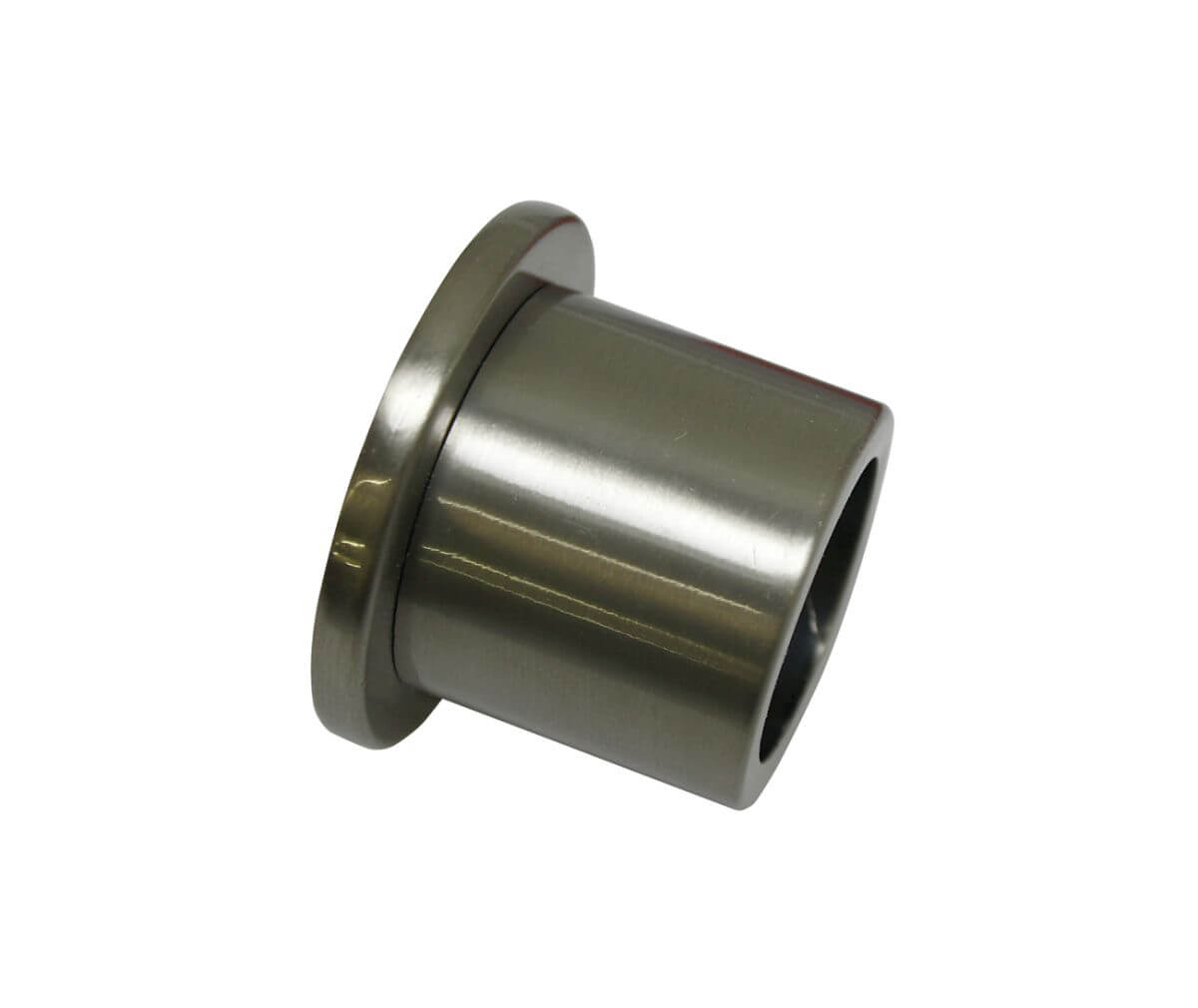 Gardinia Chicago 1x Wandlager für Ø 20 mm Gardinenstangen, Wandbefestigung, Edelstahl-optik Produktabbildung