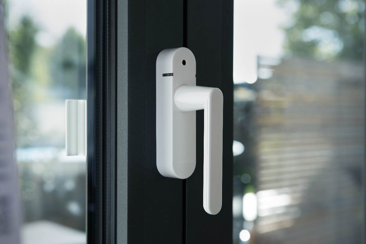 Schellenberg Fenstergriff mit Alarmfunktion, 32-43 mm Stiftlänge, 118 dBA, mit Batterien, Weiß Produktabbildung 5