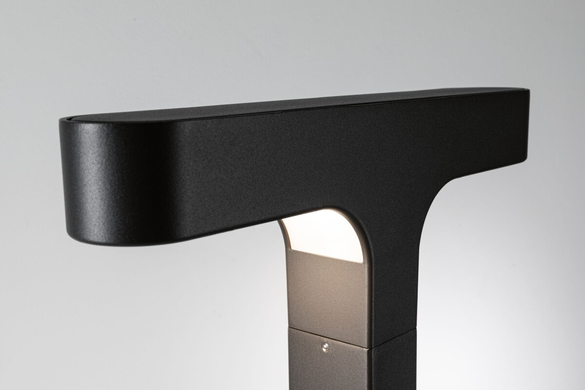 Paulmann Outdoor Pollerleuchte Dobla Anthrazit IP44 8W=100W 230V Warmweiß Produktabbildung 6