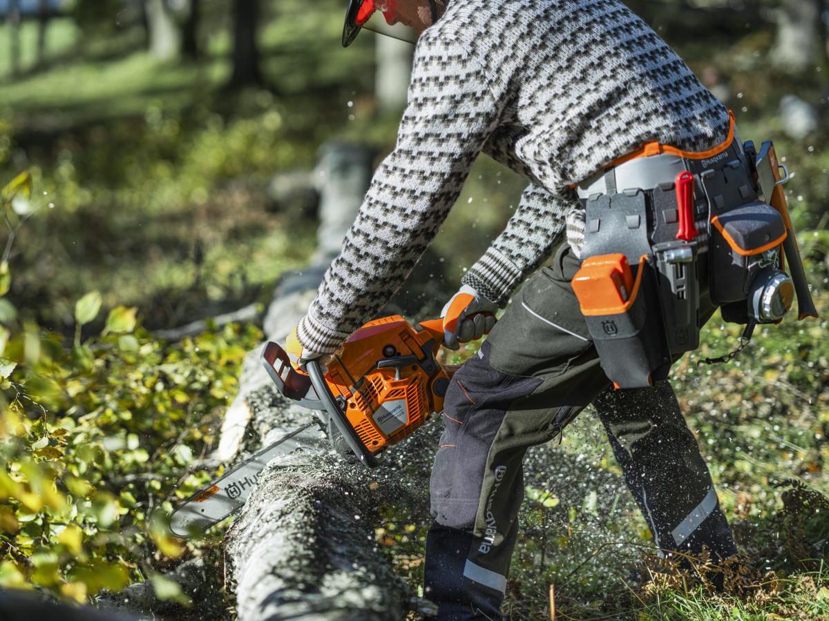 HUSQVARNA Benzin-Motorsäge 450S Schienenlänge 38cm Produktabbildung 2