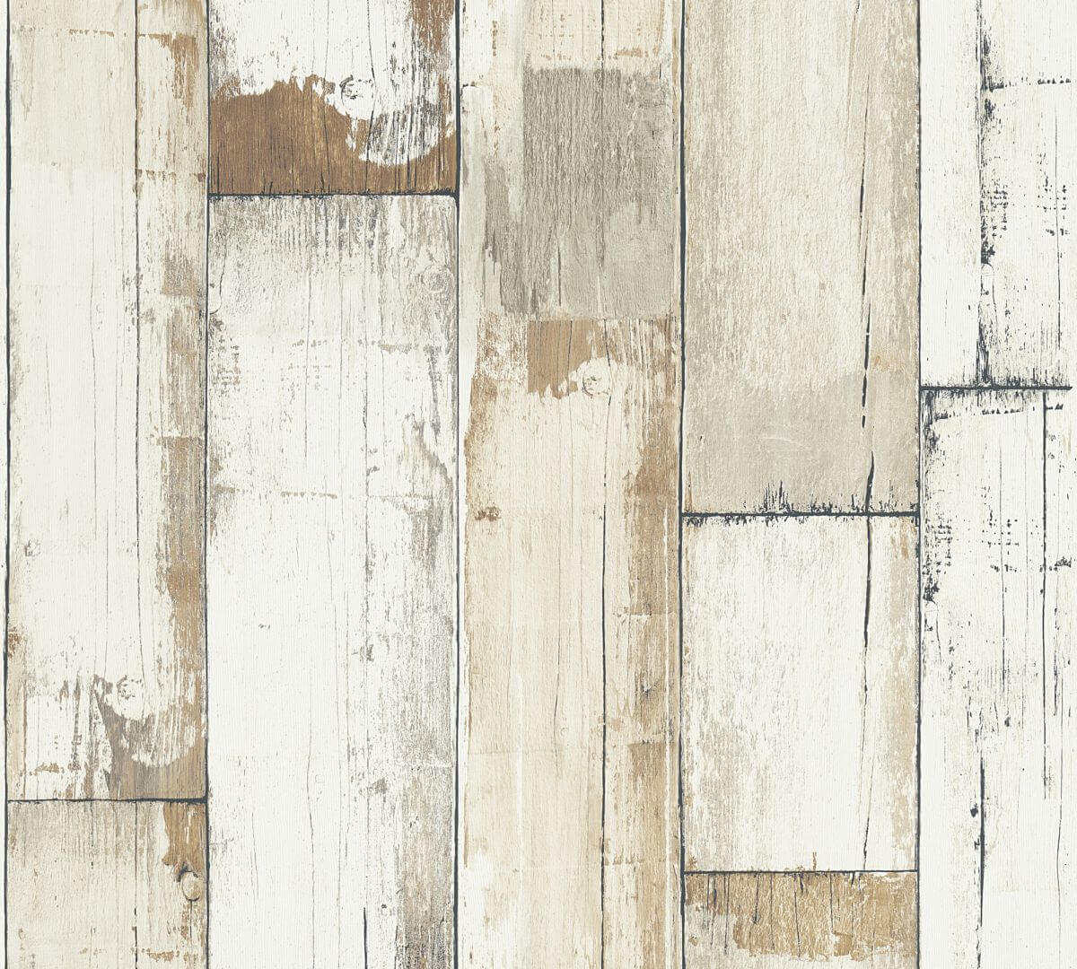 AS Creation Tapete | Holzoptik Braun Creme Weiß | Il Decoro Produktabbildung 1