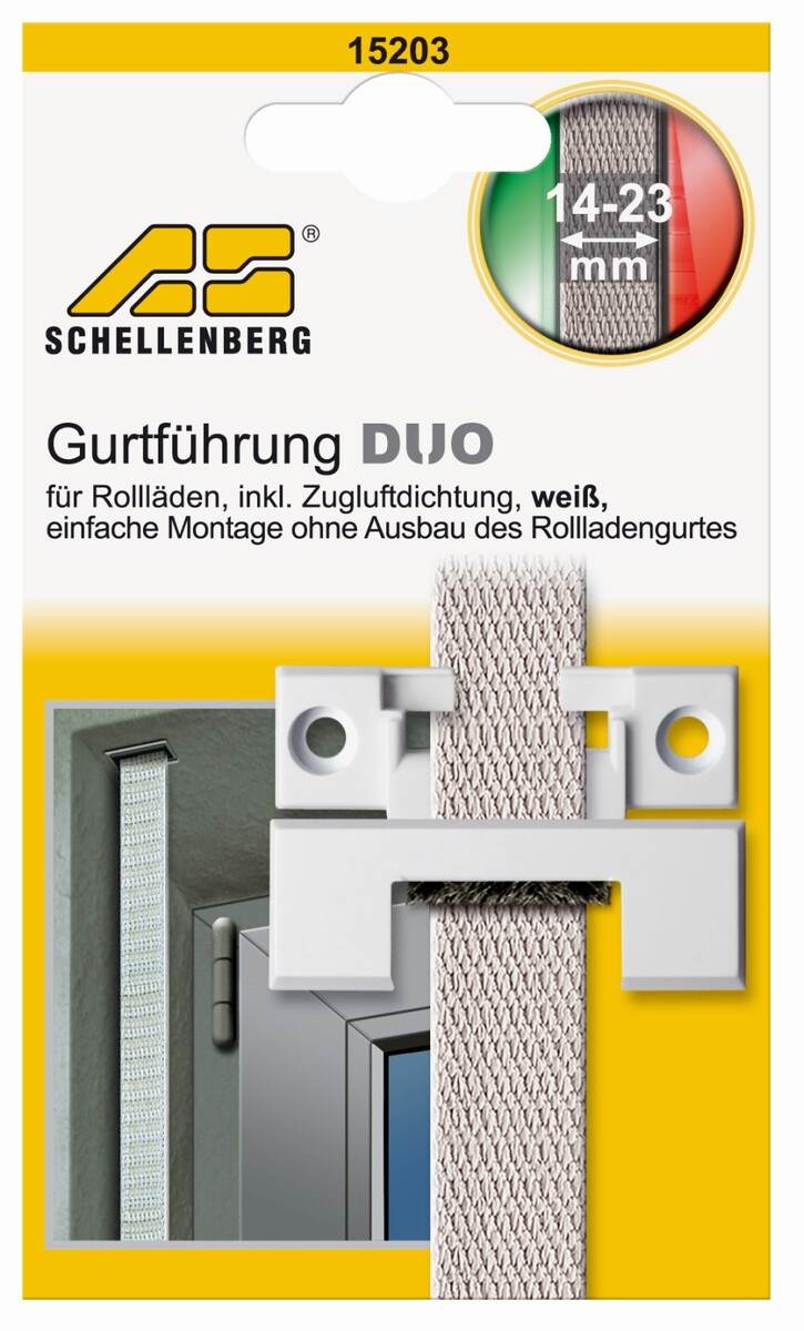Schellenberg 15203 Gurtführung Duo rechteckig mit ZLD Produktabbildung 2