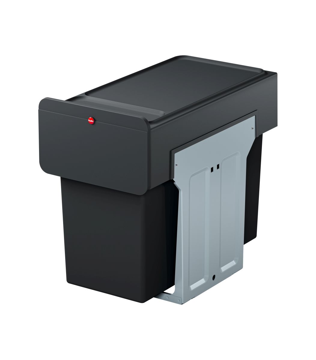 Hailo EcoLine Design L, 2 x 14 l, Einbau-Mülltrennungs-System, Vollauszug Produktabbildung 1