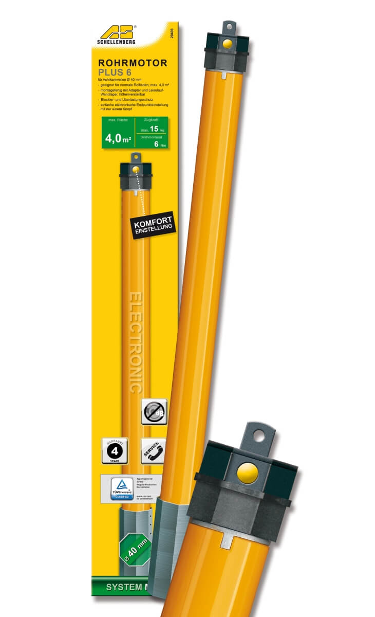 Schellenberg Rohmotor Plus Mini, Endlageneinstellung, Rolladenmotor, max Rollladenflache 4,0 m² Produktabbildung 8