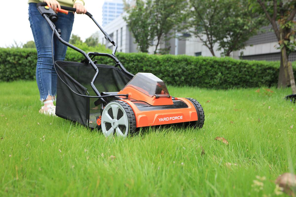 Yard Force Akku-Spindelmäher LM C38-EU | 20 V | Schnittbreite 38 cm |inkl. Akku & Ladegerät Produktabbildung 5