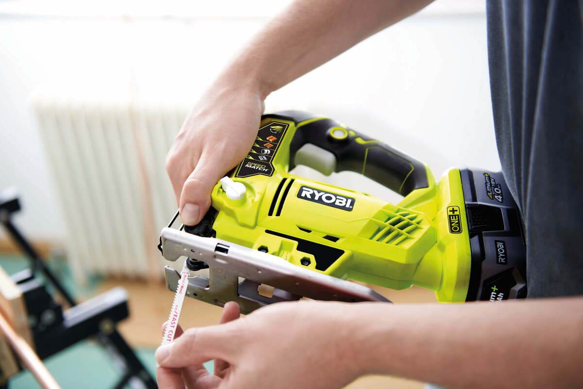 Ryobi Akku-Stichsäge ONE+ 18 V ohne Akku | Ladegerät R18JS-0 Produktabbildung 5
