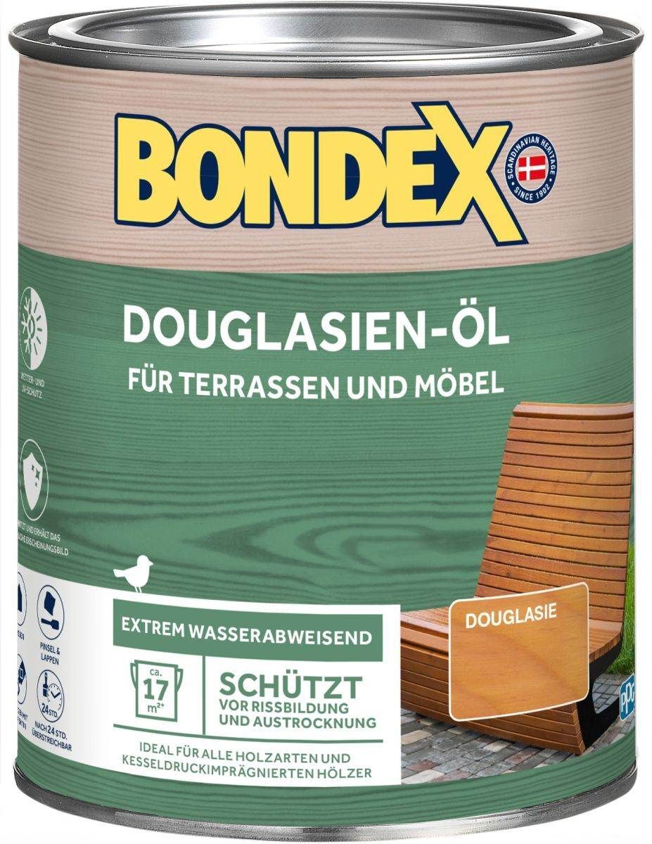 BONDEX Gartenholz Douglasien-Öl, Wasser-stop Abperleffekt, Wetterschutz, UV-Schutz, 0,75 l Produktabbildung