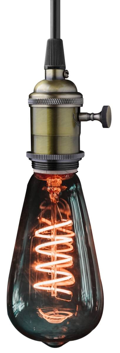 Blulaxa 10er Pack Filament Vintage Edison Lampe ST64, 5 W, E27, 250 lm, extra Warmweiß (1800 K) Produktabbildung 3