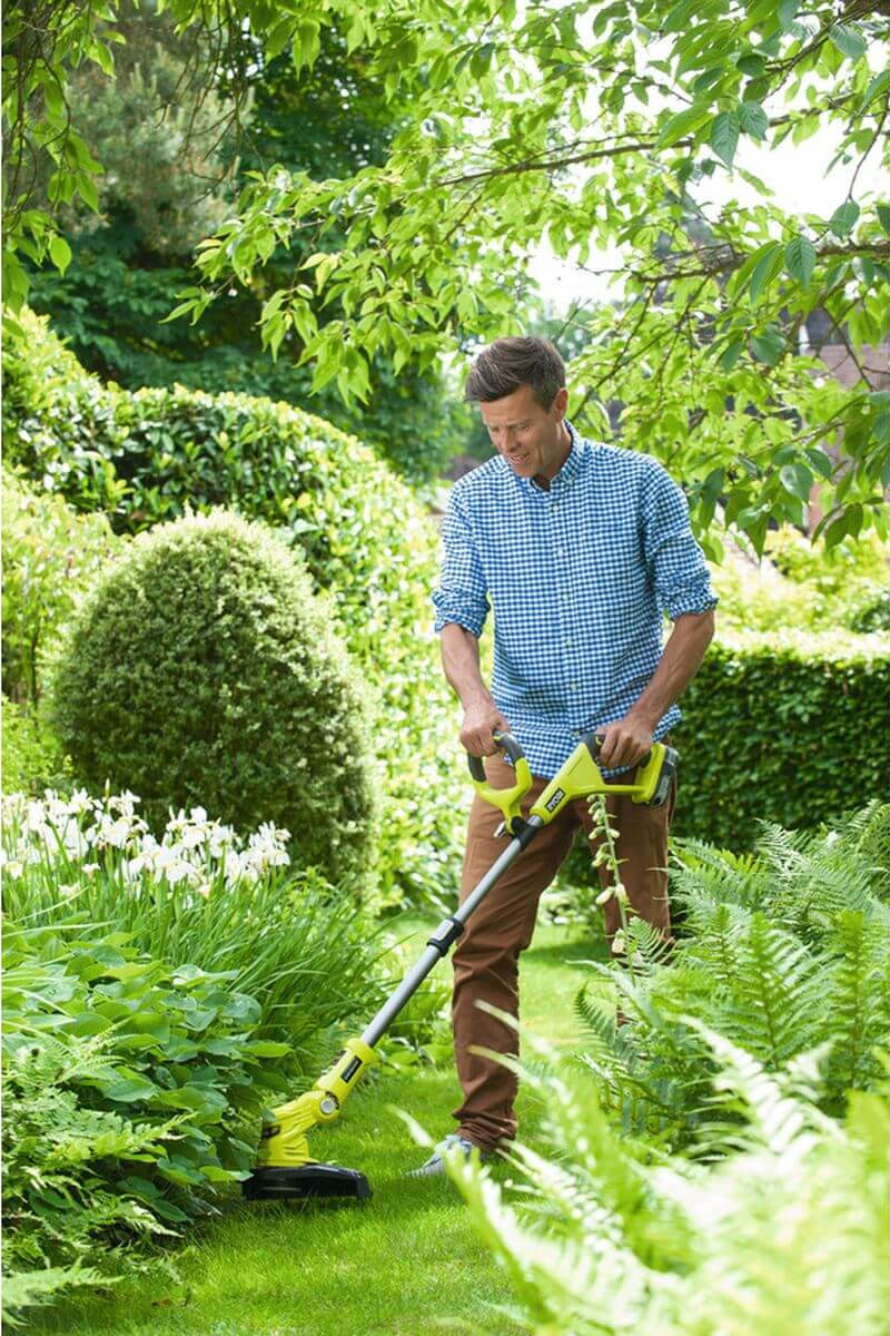 Ryobi Teleskop Akku-Rasentrimmer ONE+ 18 V RLT183225F | Inklusive Akku und Ladegerät Produktabbildung 3