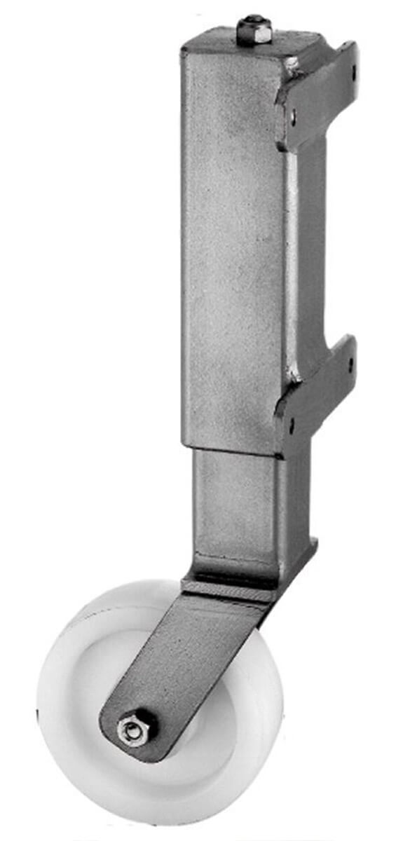 Alberts Torlaufrolle für Tore bis 450 kg, feuerverzinkt, zum Aufschrauben, Ø 125 mm Produktabbildung 1