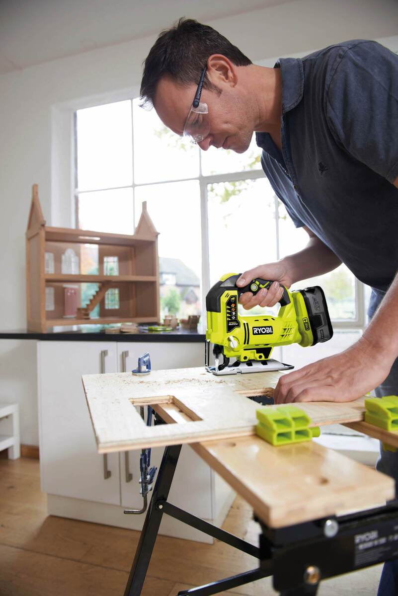 Ryobi Akku-Stichsäge ONE+ 18 V ohne Akku | Ladegerät R18JS-0 Produktabbildung 3