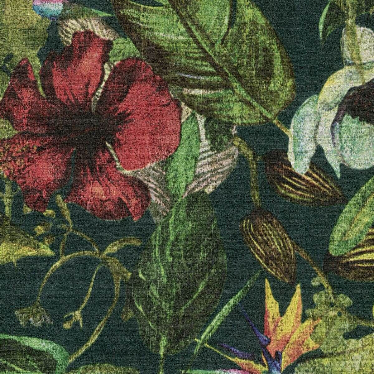 AS Creation Tapete | Blumentapete Grün Blau Rot | Greenery Produktabbildung 3