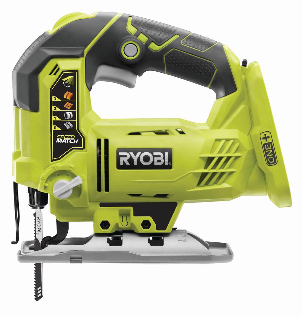 Ryobi Akku-Stichsäge ONE+ 18 V ohne Akku | Ladegerät R18JS-0 Produktabbildung 1