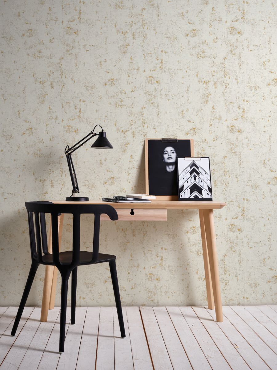 AS Creation Tapete Blooming Weiss Metallic | Vintagetapete Retro Produktabbildung 6