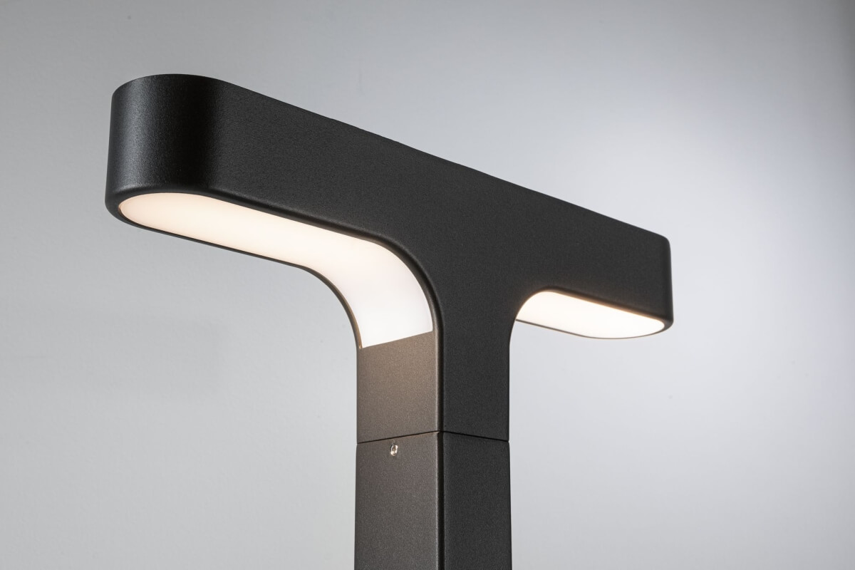 Paulmann Outdoor Pollerleuchte Dobla Anthrazit IP44 8W=100W 230V Warmweiß Produktabbildung 5