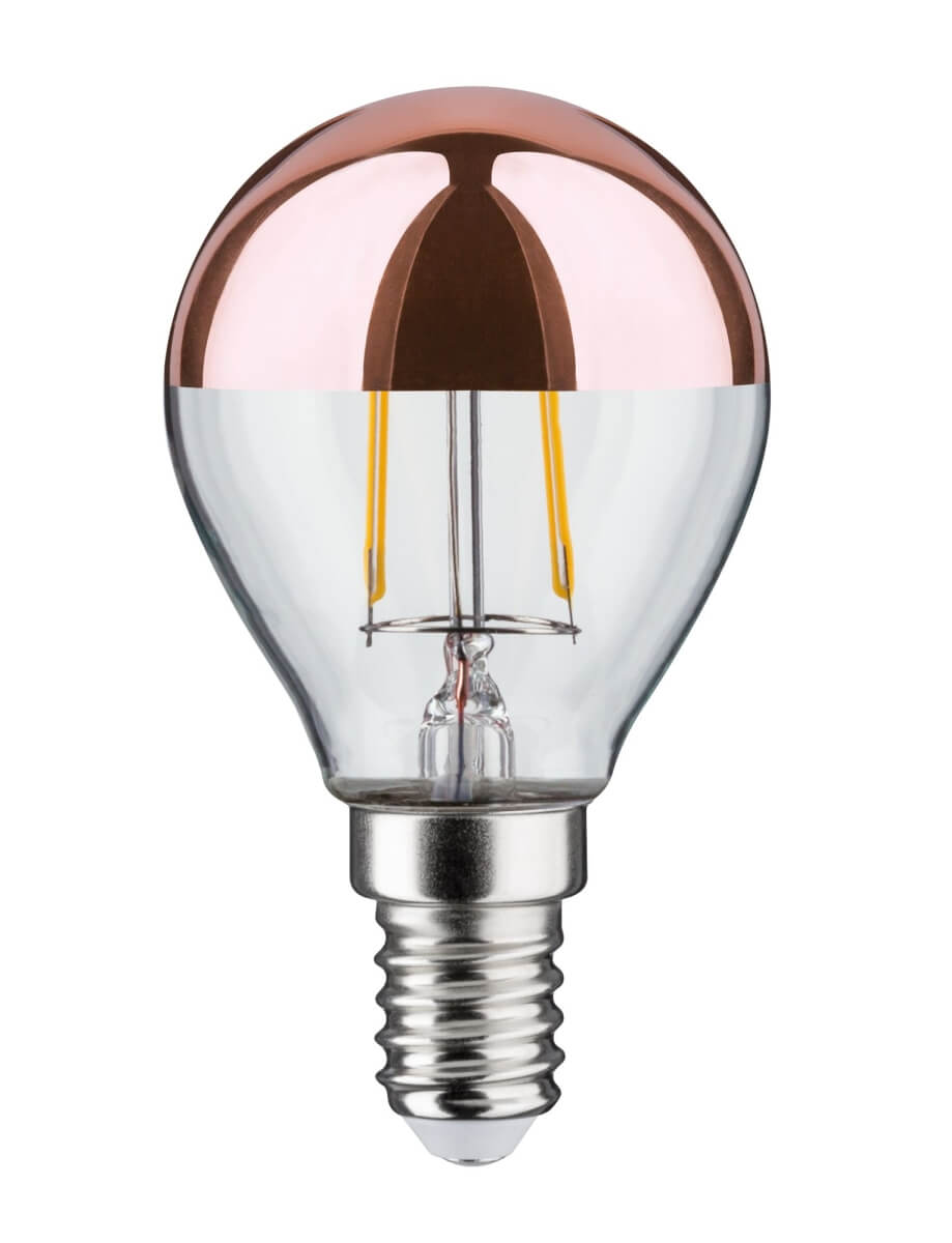 Paulmann LED Tropfen 2,6W = 22W, 220 lm, E14, Kopfspiegel Kupfer, Warmweiß (2700 K)   Produktabbildung 2