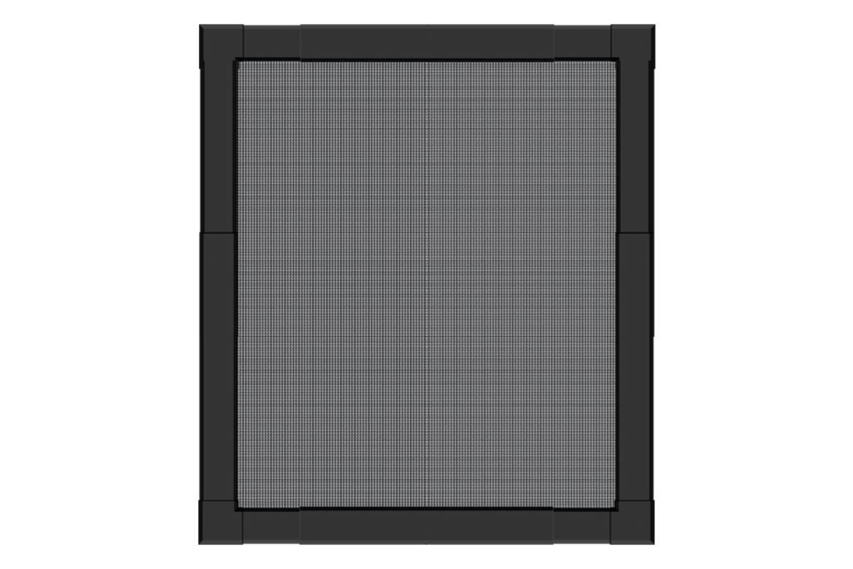 Schellenberg Fliegengitterfenster TELESCOPE, Fiberglas Gewebe, Anthrazit, 100 x 120 cm Produktabbildung
