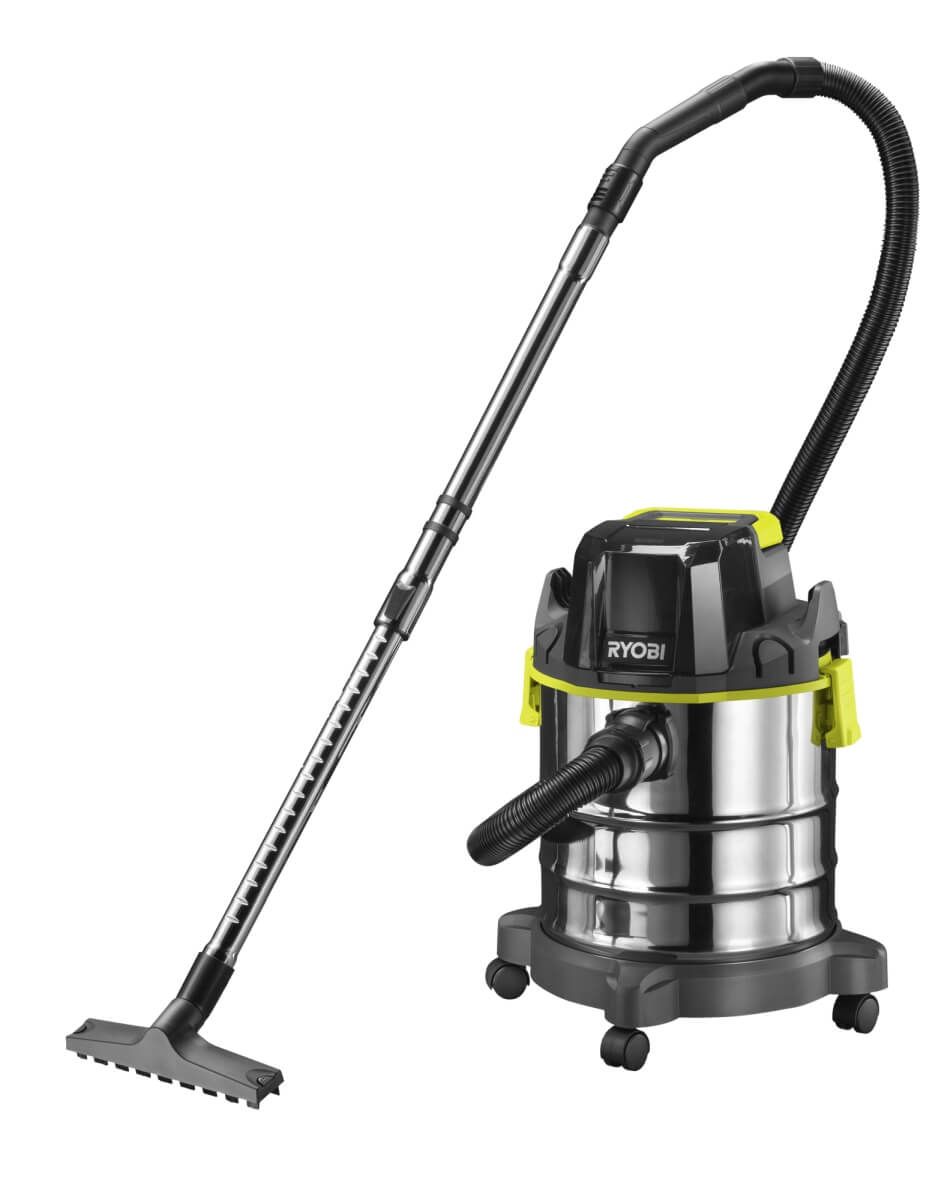 RYOBI Akku-Nass und Trockensauger ONE+ 18 V, Nasssauger ohne Akku & Ladegerät, R18WDV-0 Produktabbildung