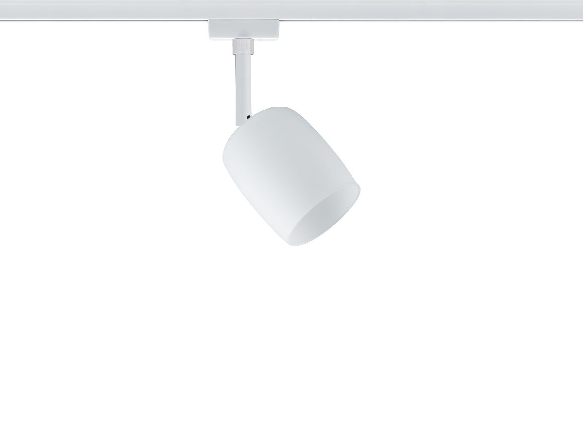 Paulmann URail Spot Blossom, Schienensystem Deckenleuchte G9, Metall Glas, Signalweiß, Leuchte Satin Produktabbildung 2