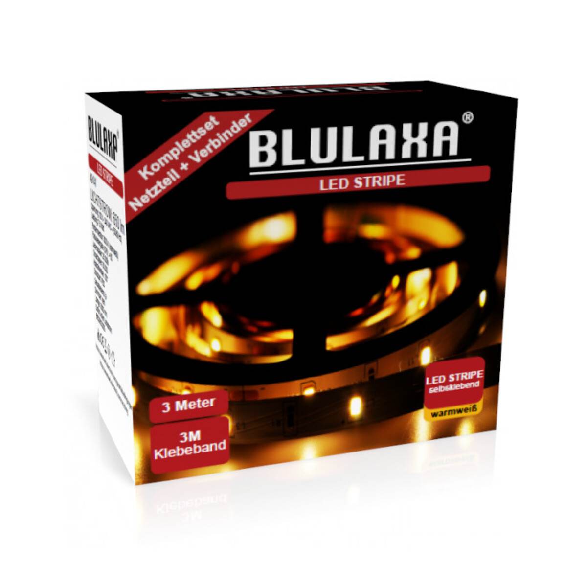 Blulaxa LED Stripe Set 3 m ,7,5 Watt, IP20, warmweiss oder neutralweiss Produktabbildung