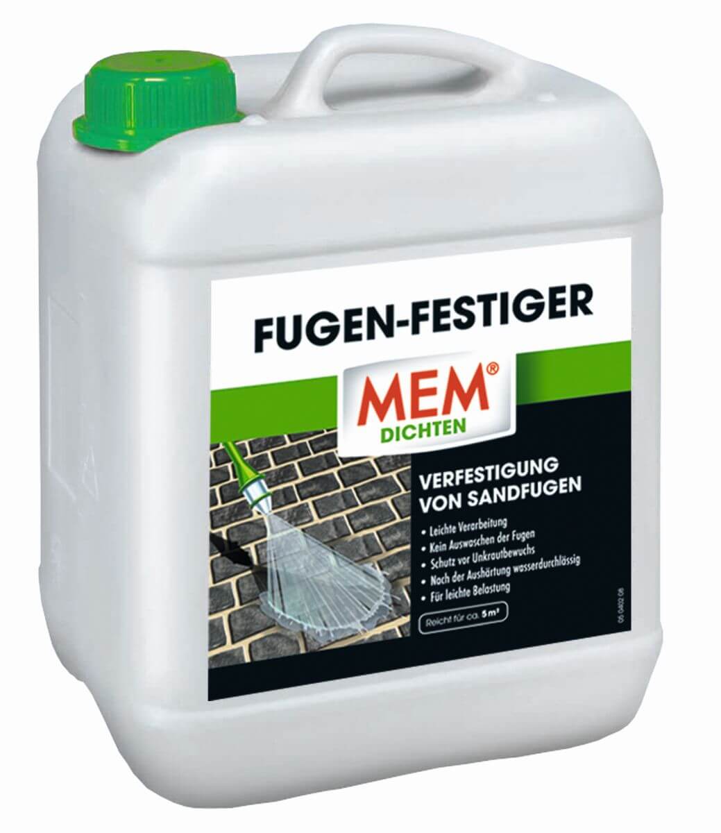 MEM Fugen-Festiger 5 l, Pflasterversiegelung, Sandfugen-Festiger, Fugendicht, Außenbereich Produktabbildung 1