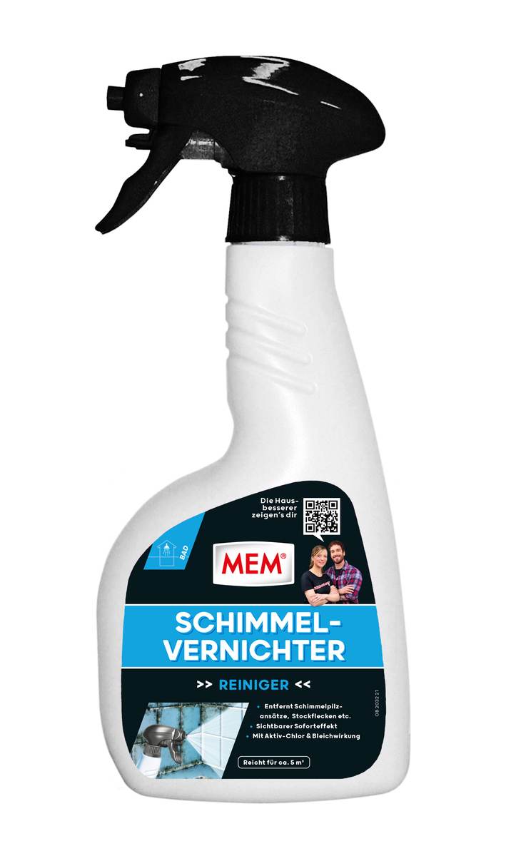 MEM Schimmel-Vernichter 500 ml, Schimmel-Entferner, kraftvoller Chlor-Reiniger Produktabbildung