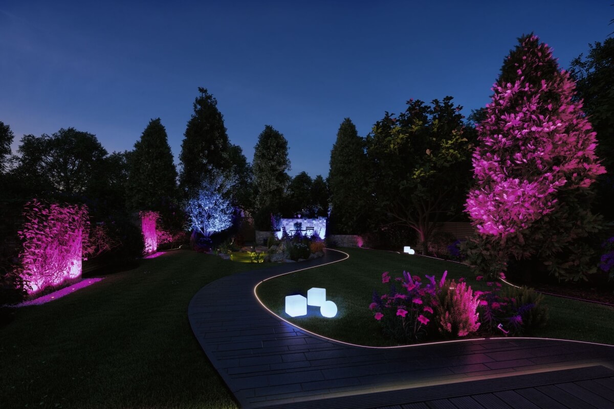 Paulmann Outdoor Plug & Shine Boden EBL, 3,6 W = 30 W, 200 lm, IP65, RGBW, 24 V, Zigbee Produktabbildung 7