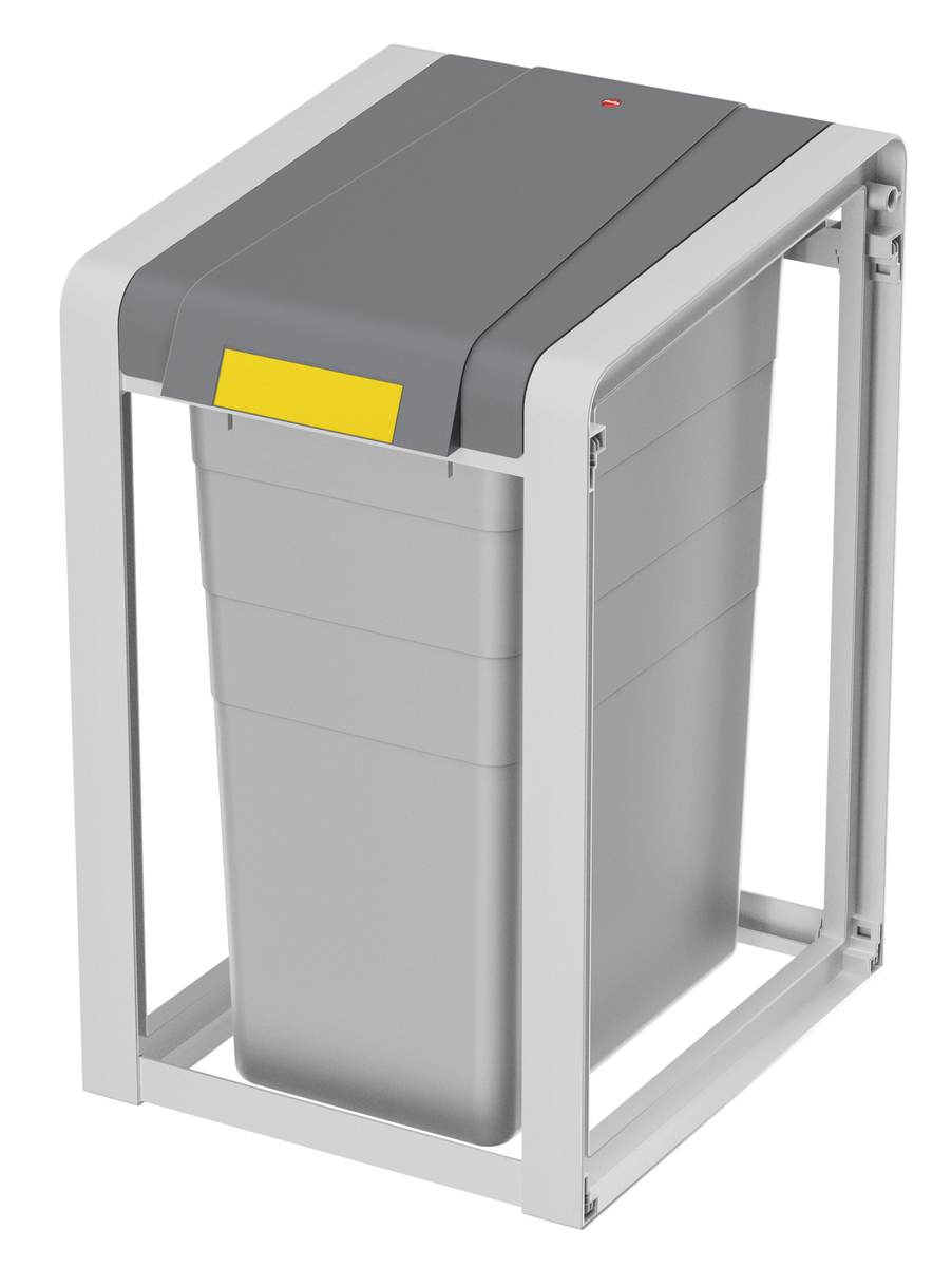 Hailo ProfiLine Öko XL Basiseinheit | Mülltrennsystem | Grau | 38 l Volumen Produktabbildung