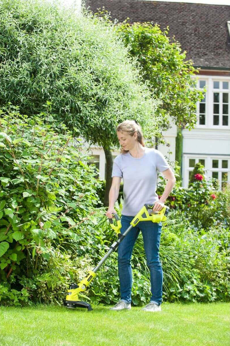 Ryobi Hybrid-Rasentrimmer ONE+ Schnittbreite: 25-30 cm | Mit Akku oder Kabel nutzbar RLT1831H25F Produktabbildung 5