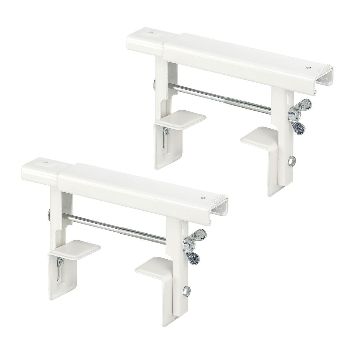 siwitec Universal-Heizkörperkonsole im 2er-Set, vormontiert, weiß, Heizkörperkonsole Produktabbildung