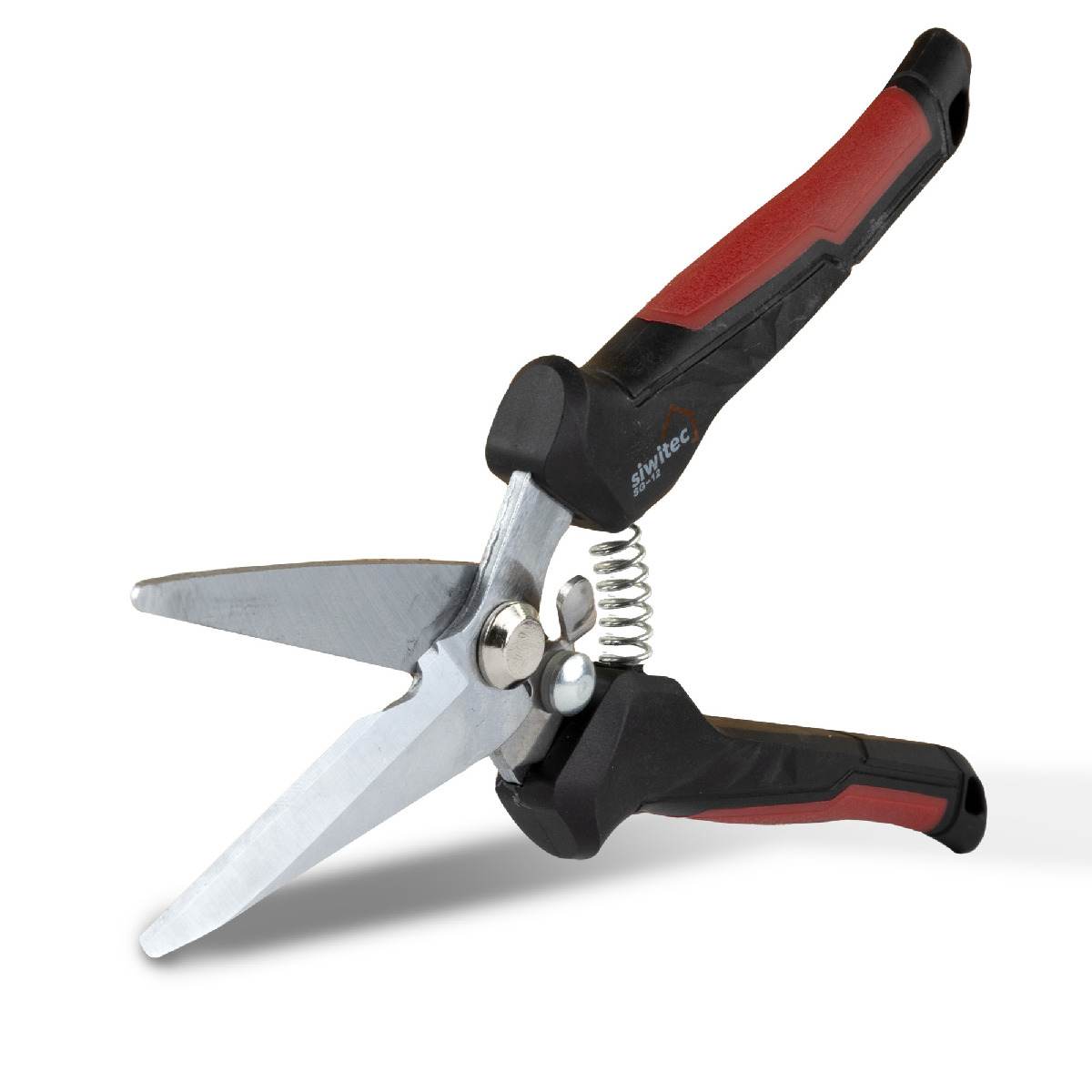 siwitec B-Ware Gartenschere SG-12 mit gerader Klinge, Pflanzenschere, Blumenschere, Ernteschere, Rebschere Produktabbildung