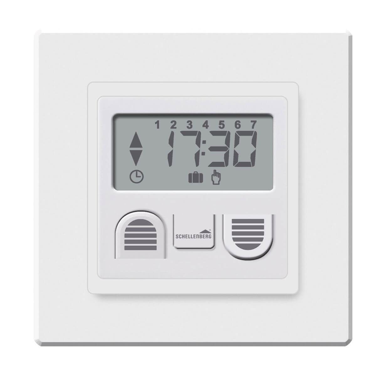 Schellenberg Zeitschaltuhr STANDARD zur Rolladensteuerung | Rolladen nach Uhrzeit steuern Produktabbildung