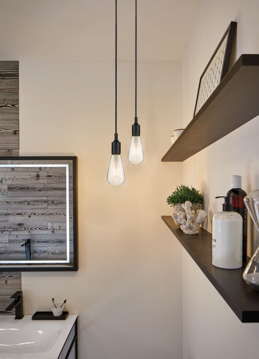 Paulmann Ketil Pendelleuchte, E27, max 20 W, IP44, schwarz, Silikon | Kunststoff Produktabbildung 8