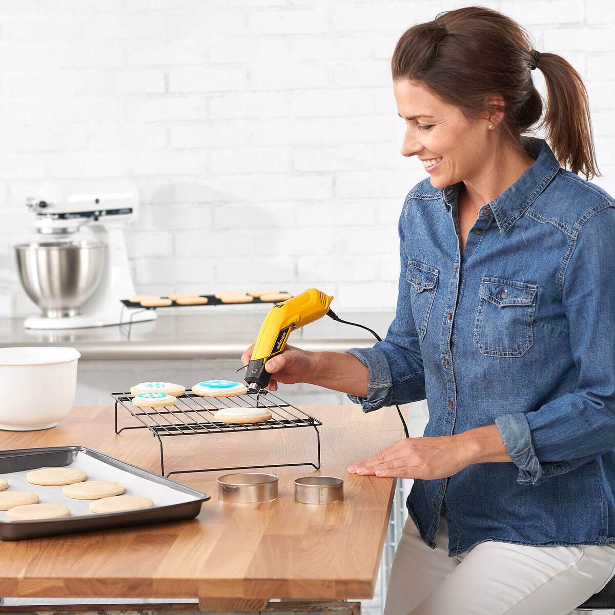 WAGNER Heißluftpistole FURNO 100 mit 350 W, 2 Stufen 230° & 360°, Heißluftgebläse, Heißluftfön Produktabbildung 4