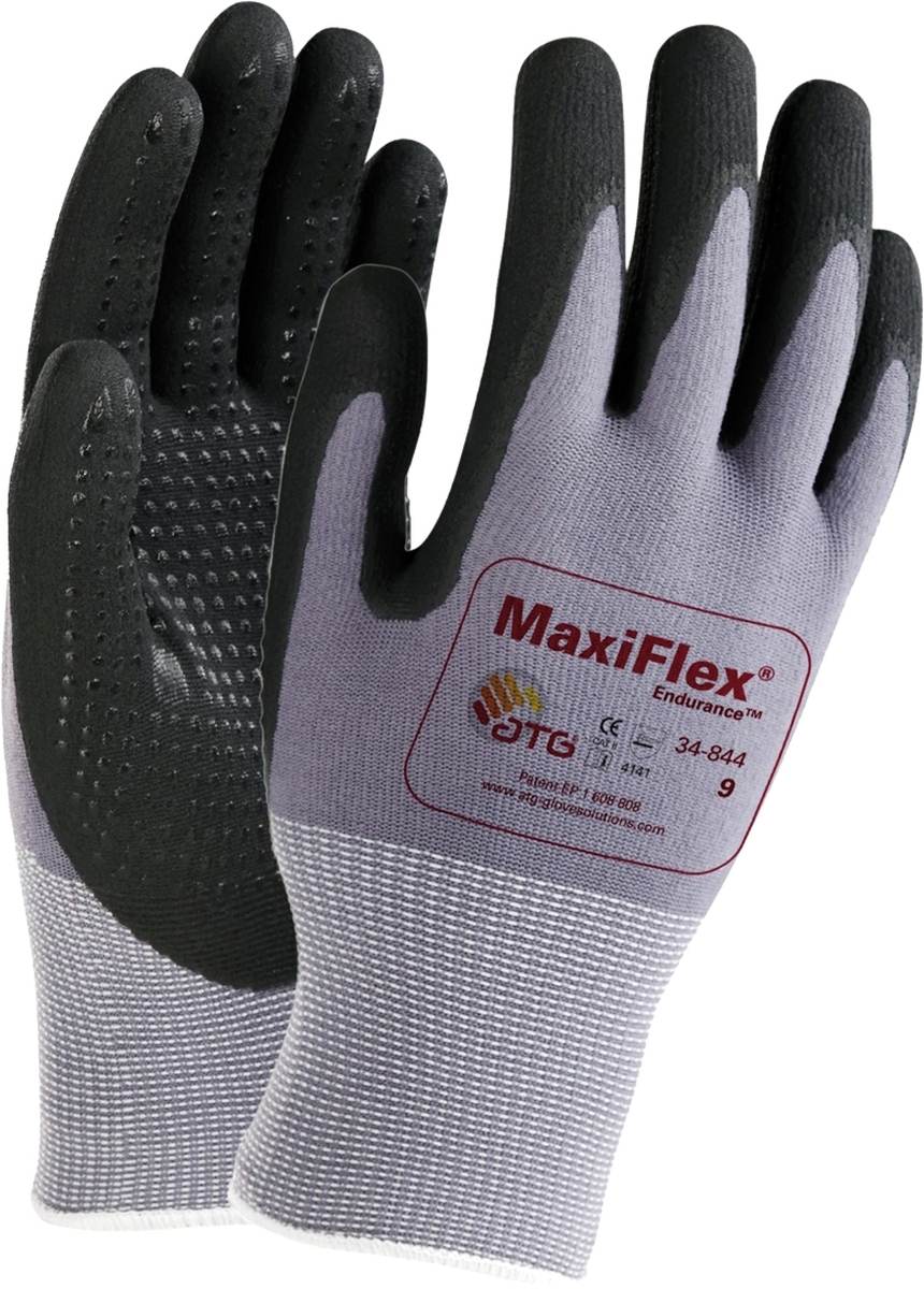 JS Arbeitsschutz Handschuhe MaxiFlex Endurance 844, Nylon-Gewirk, Nitrilbeschichtung, Größe 10 Produktabbildung 1