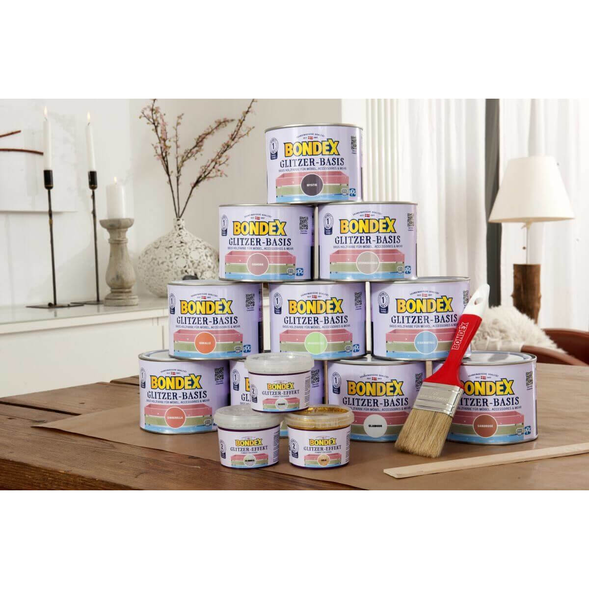Bondex Glitzer-Basis, 0,5 l, Perle Produktabbildung 8