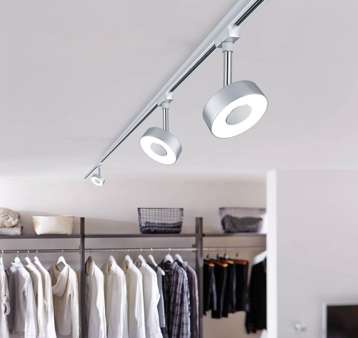 Paulmann URail Set Circle mit 3 LED Spots und 1 m Schiene, 230 V Schienensystem, 2700 K Warmweiß Produktabbildung 4