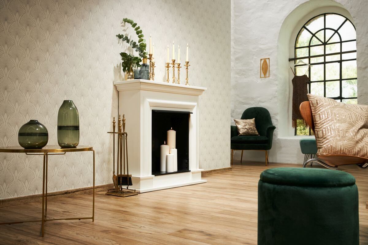 AS Creation Tapete | Geometrisches Muster Metallic Creme Weiß | New Walls Produktabbildung 6