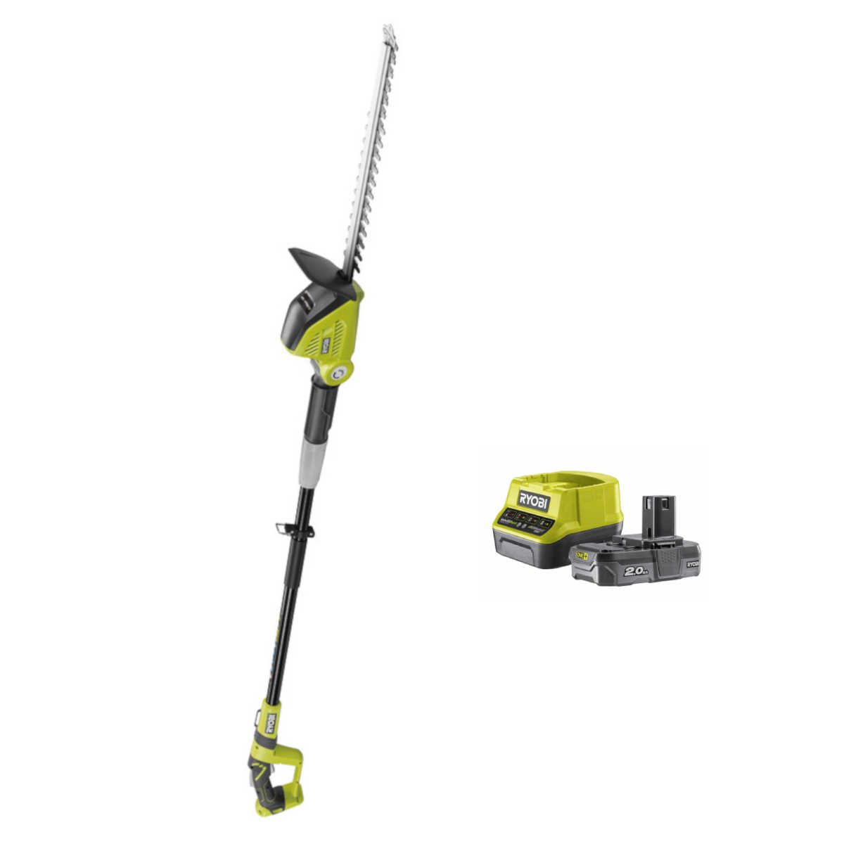 Ryobi Akku-Teleskop-Heckenschere ONE+ 18 V mit Akku und Ladegerät OPT1845 Produktabbildung