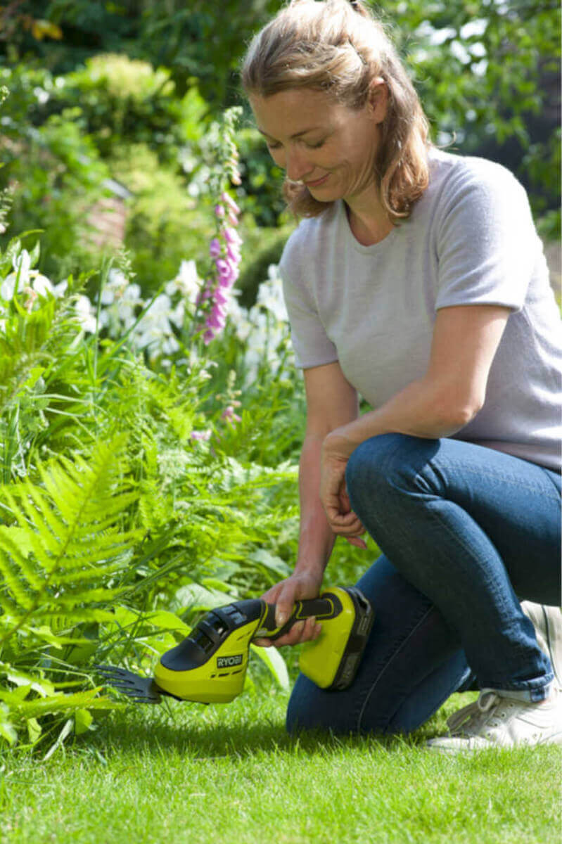 Ryobi 18 V  Akku Grasschere & Strauchschere mit Akku + Ladegerät OGS1822 Produktabbildung 5