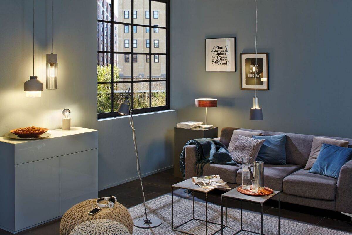 Paulmann Tischleuchte Neordic Liska 2-flammig Holz dunkel/Chrom matt ohne Leuchtmittel, max. 20W E27 Produktabbildung 3