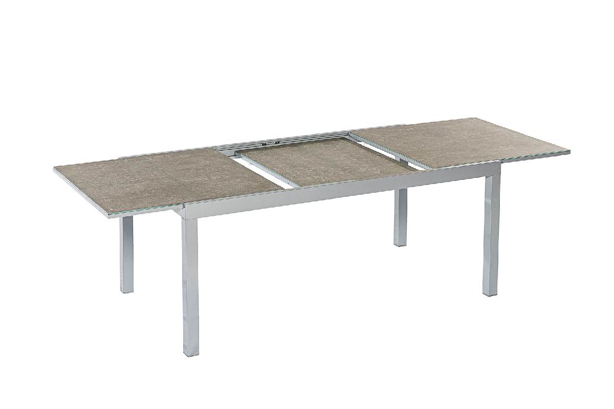 YOURSOL by Merxx Gartenmöbel Set Amalfi di Lusso 8 Personen Semi Ausziehtisch 180-250 cm Steinoptik Produktabbildung 5