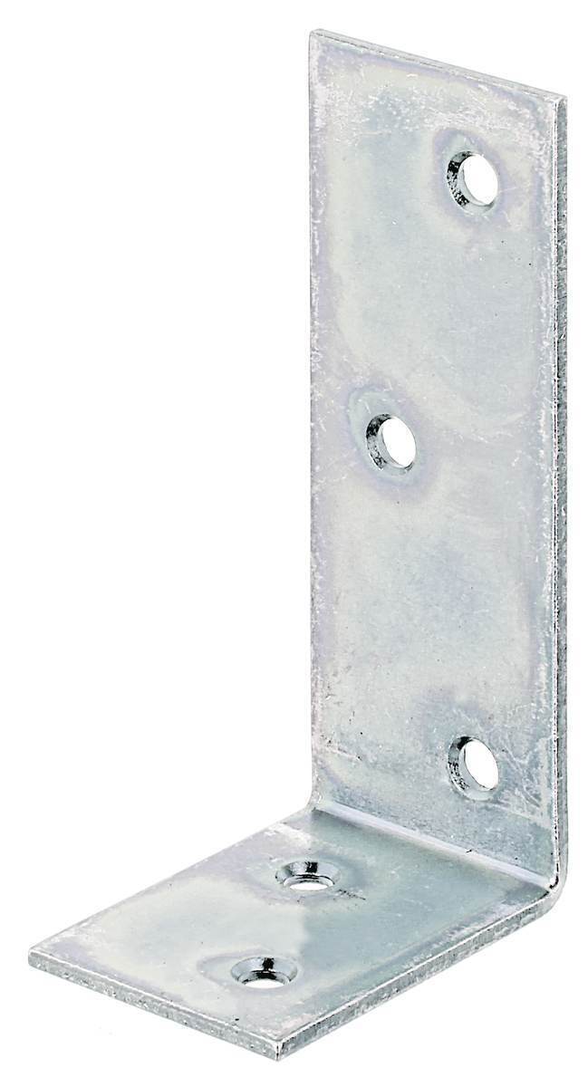 Alberts Balkenwinkel Stahl verzinkt, ungleichschenklig | Holzverbinder | 1 Stück | 40 x 80 x 30 mm Produktabbildung