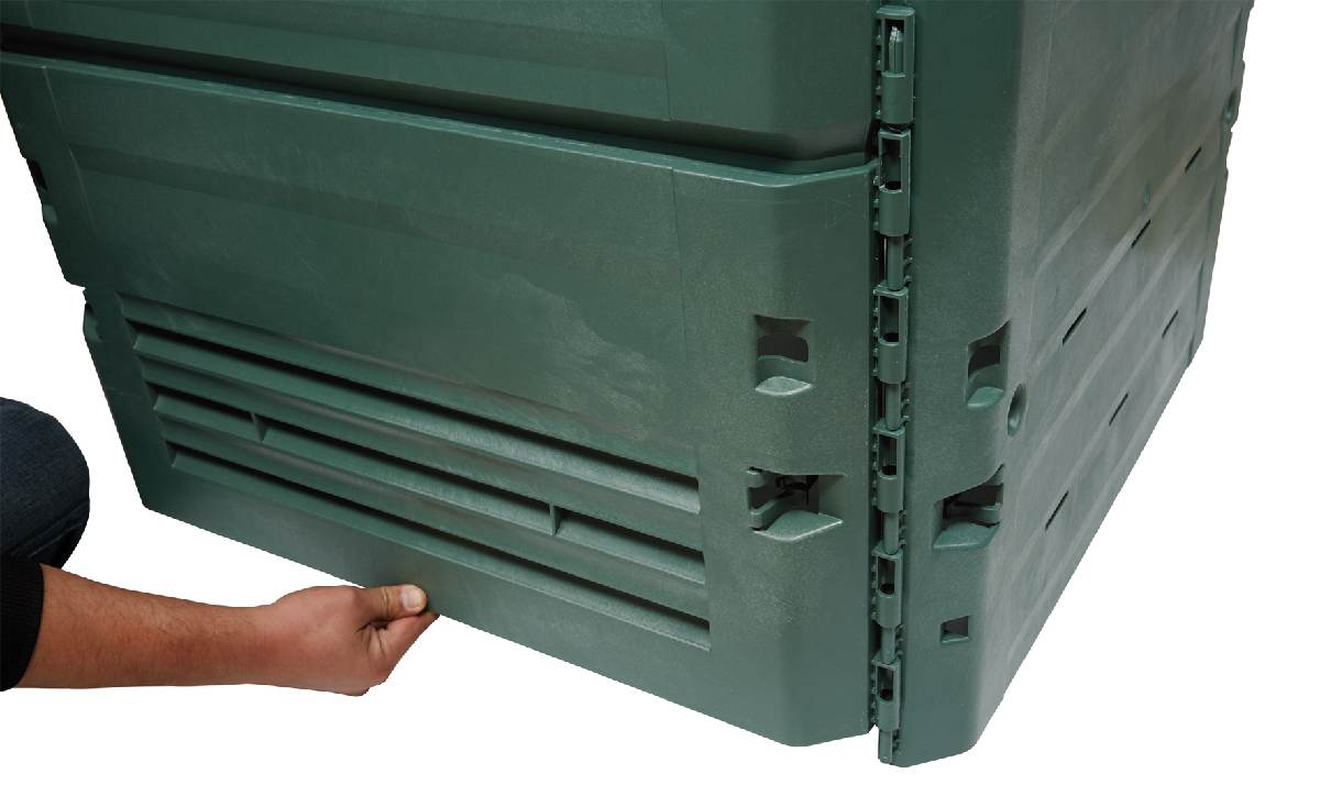 B-Ware GARANTIA THERMO-KING Komposter grün | 400 Liter | Komposter Garten Kunststoff Produktabbildung 5