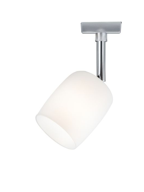 Paulmann Komplett-Set URail Blossom Chrom matt Satinglas 1m inkl Leuchtmittel 3x2,4W, GU9 Produktabbildung 2