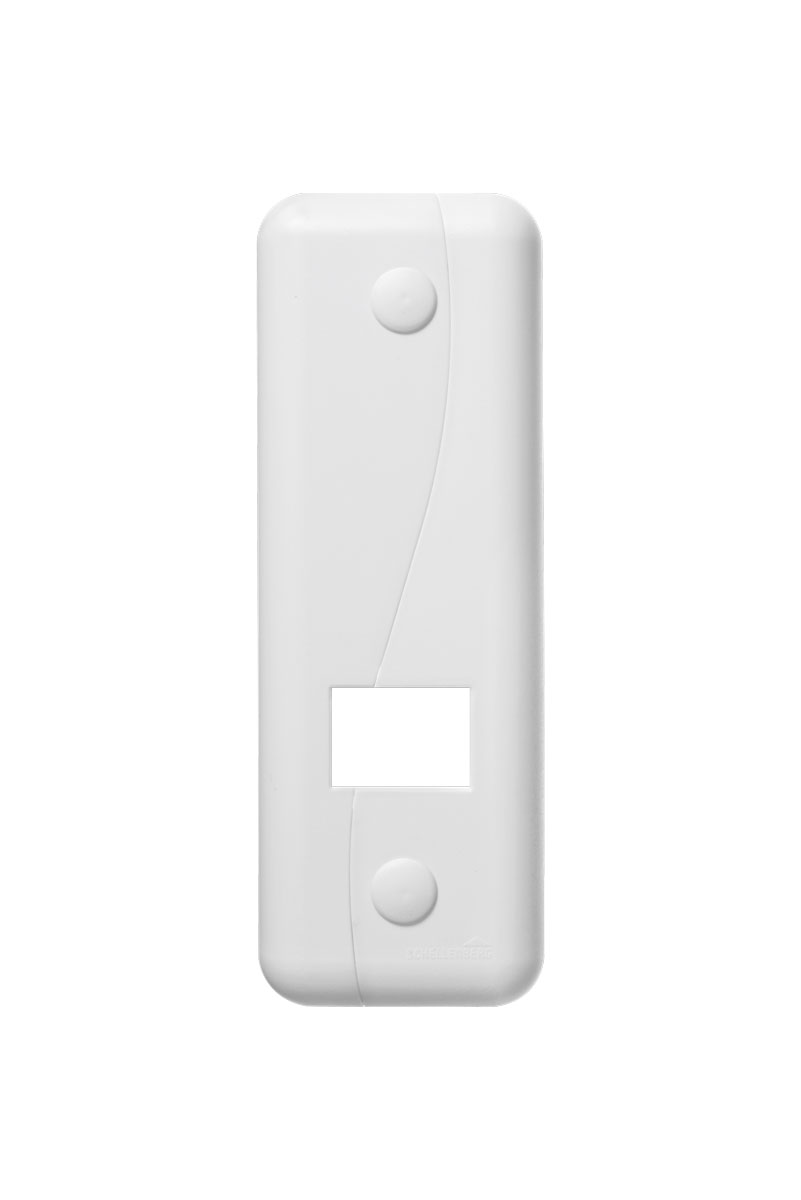 Schellenberg B-Ware Gurtwickler-Abdeckplatte Duo mit 135 mm Lochabstand in Weiß | Rolladensystem Maxi Produktabbildung