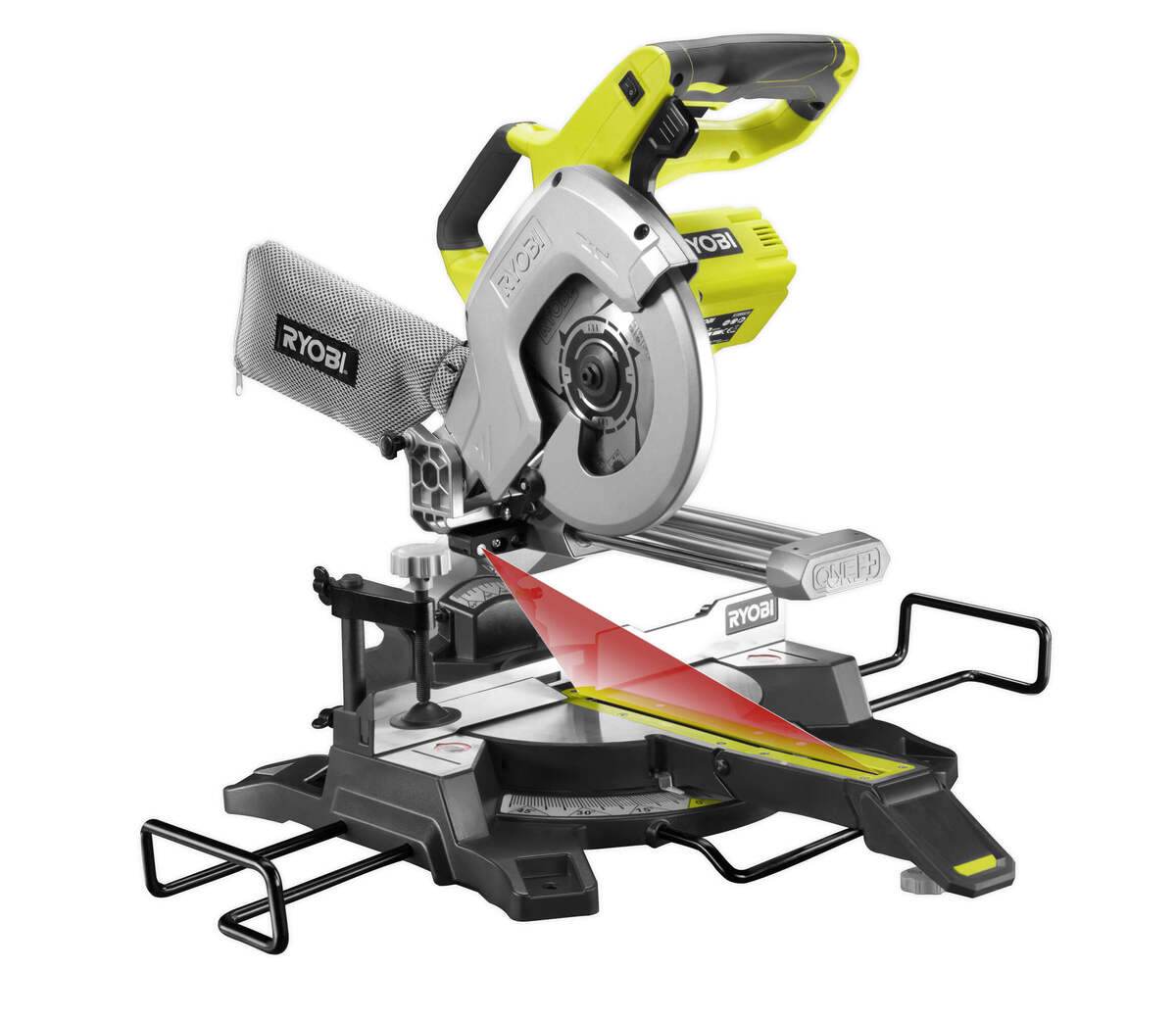 Ryobi Akku-Kapp-|Gehrungssäge ONE+ 18 V ohne Akku | Ladegerät R18MS216-0 Produktabbildung