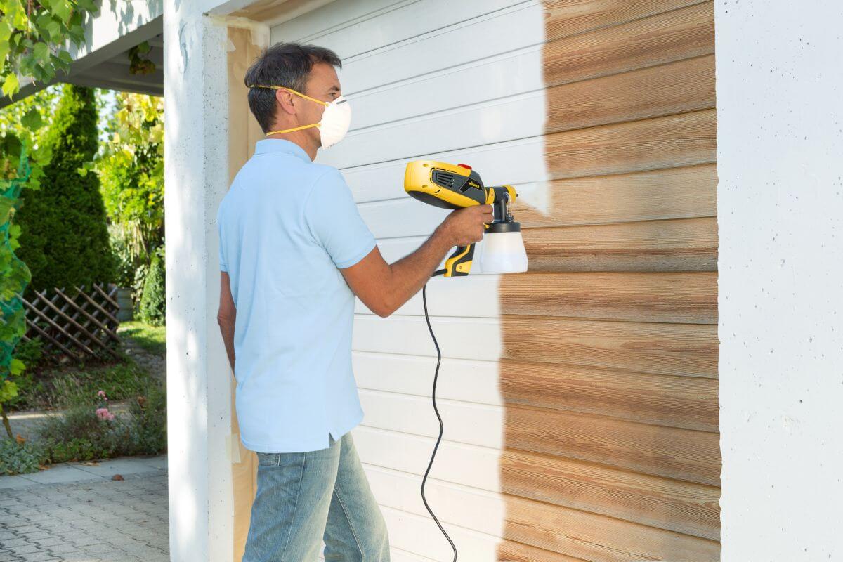 WAGNER Universal Sprayer W590 FLEXiO | Farbsprühgerät | inkl 2 Sprühaufsätzen für Wandfarben, Lacke und Lasuren Produktabbildung 4