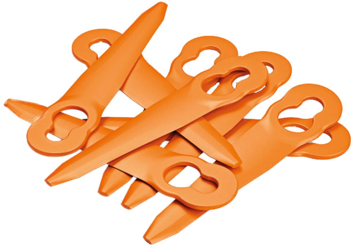 STIHL 8 Stück Kunststoffmesser für PolyCut 2-2 und 3-2, Satz Ersatzmesser für Motorsensen Produktabbildung