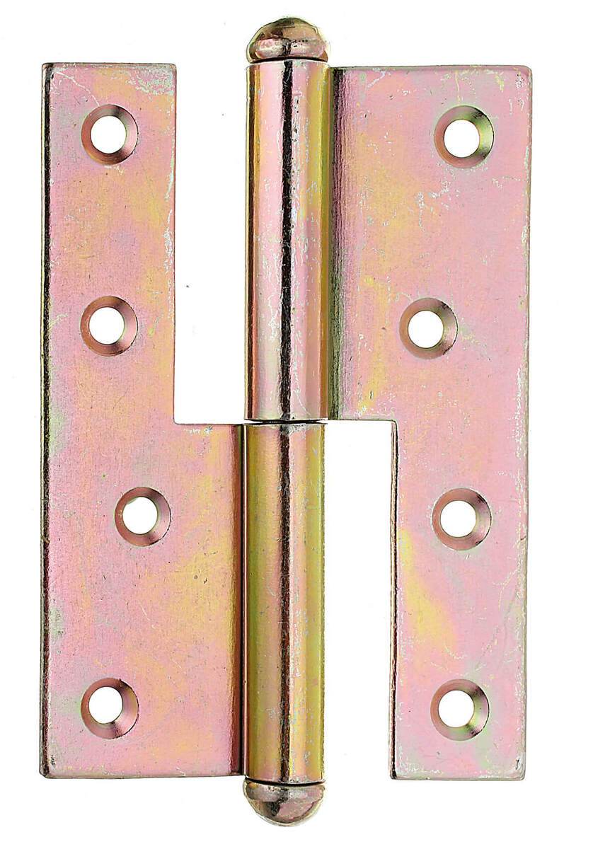 Alberts Aushebescharnier,gbverzinkt,rechts,120 x 88 x 2,7 Produktabbildung 1